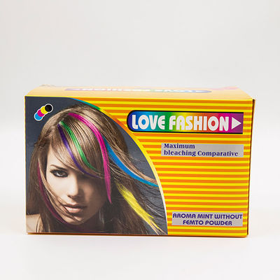 İyi fiyat Kişiselleştirilebilir Bitkisel Saç Rengi Tozu Canlı ve Uzun Süren Düzeltme çevrimiçi