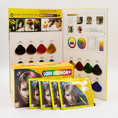 Harga yang bagus Warna rambut bubuk permanen dengan bahan alami untuk rambut hitam dan putih on line