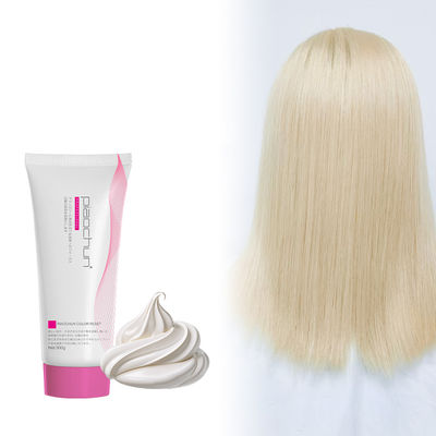 İyi fiyat 400g Salon Profesyonelleri için Kalıcı Saç Açıcı Krem, Hafif Formül, İnce Doku, Tahriş Yok, Doğal Renk Boyası Özel Etiket çevrimiçi