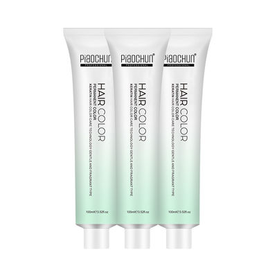 Goede prijs OEM/ODM Beschikbaar - 100ml Salon-Kwaliteit Kruiden Haarverf, Laag Ammoniak, Huidvriendelijk, Niet-Irriterend, 100% Grijsdekking, Langdurige Kleurbehoud online